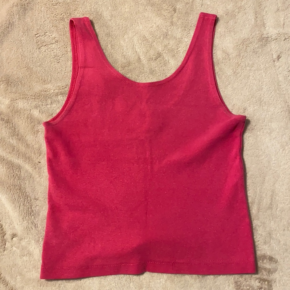Pink tank top